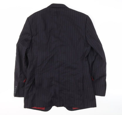Mens UK Size 38 Marks and Spencer Regular Blue Suit Jacket