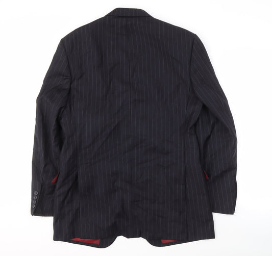 Mens UK Size 38 Marks and Spencer Regular Blue Suit Jacket