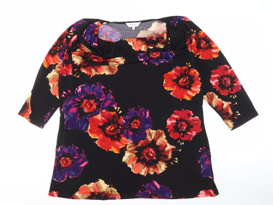 East Women's Multicoloured Floral Blouse Size 18