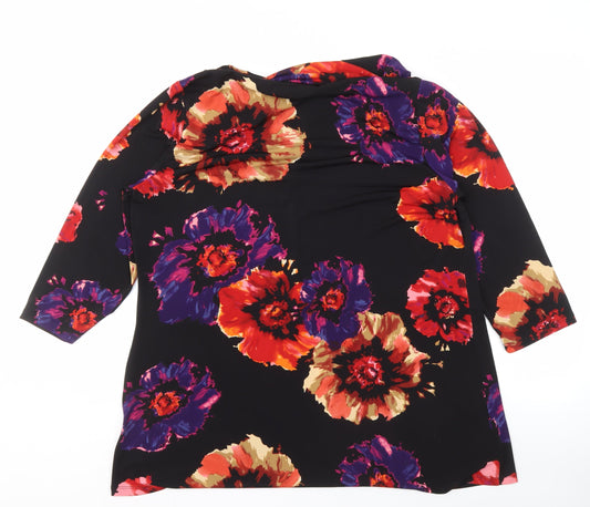 East Women's Multicoloured Floral Blouse Size 18