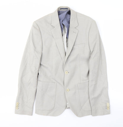 Marcs Men's Grey Blazer, Size 36 Slim
