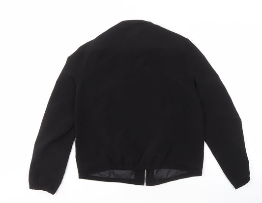 Womens UK Size 12 H&M Black Basic Jacket