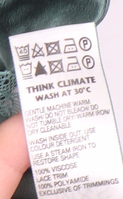 Marks and Spencer Women's Green Lace Skirt Size 16