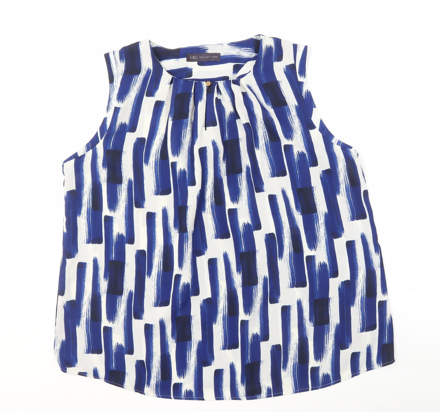 Womens UK Size 16 Marks and Spencer Blue  Blouse