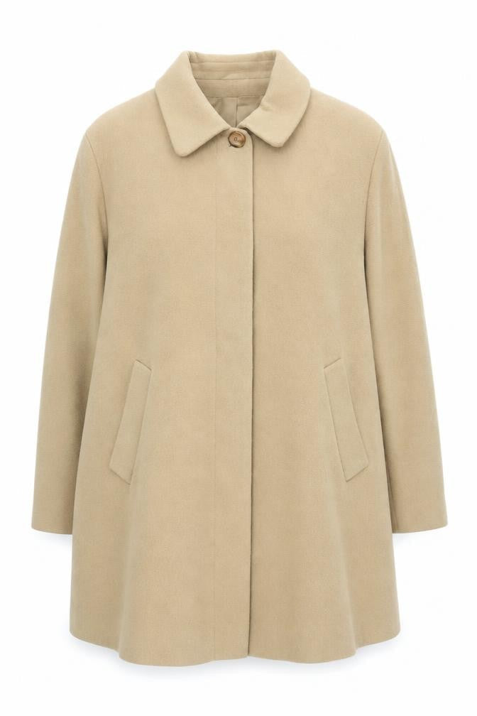 Womens UK Size 18 Marks and Spencer Beige Overcoat