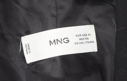MNG Men’s Black Blazer XL Single-Breasted Formal