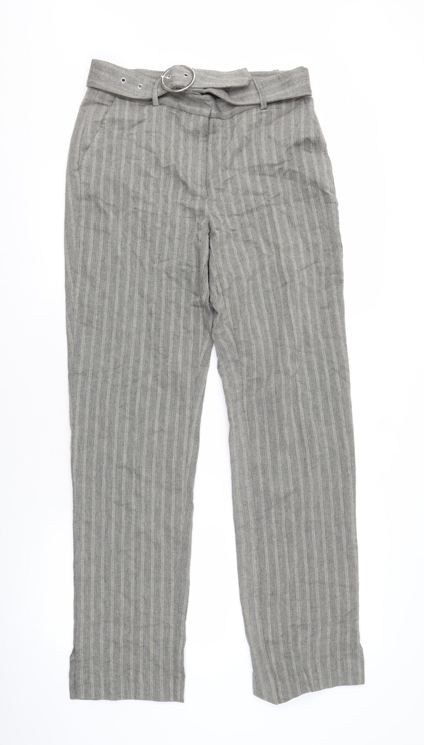 Womens UK Size S Zara   Grey Trousers