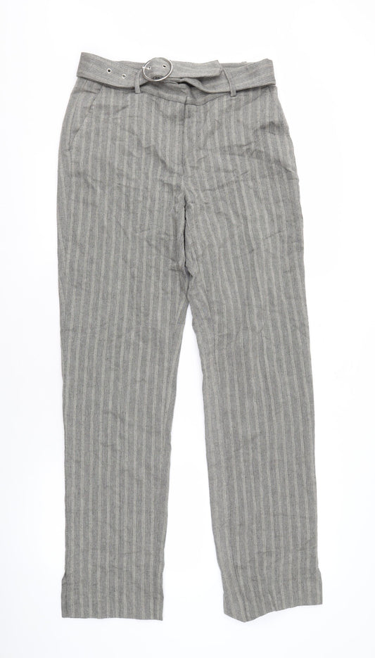 Womens UK Size S Zara   Grey Trousers