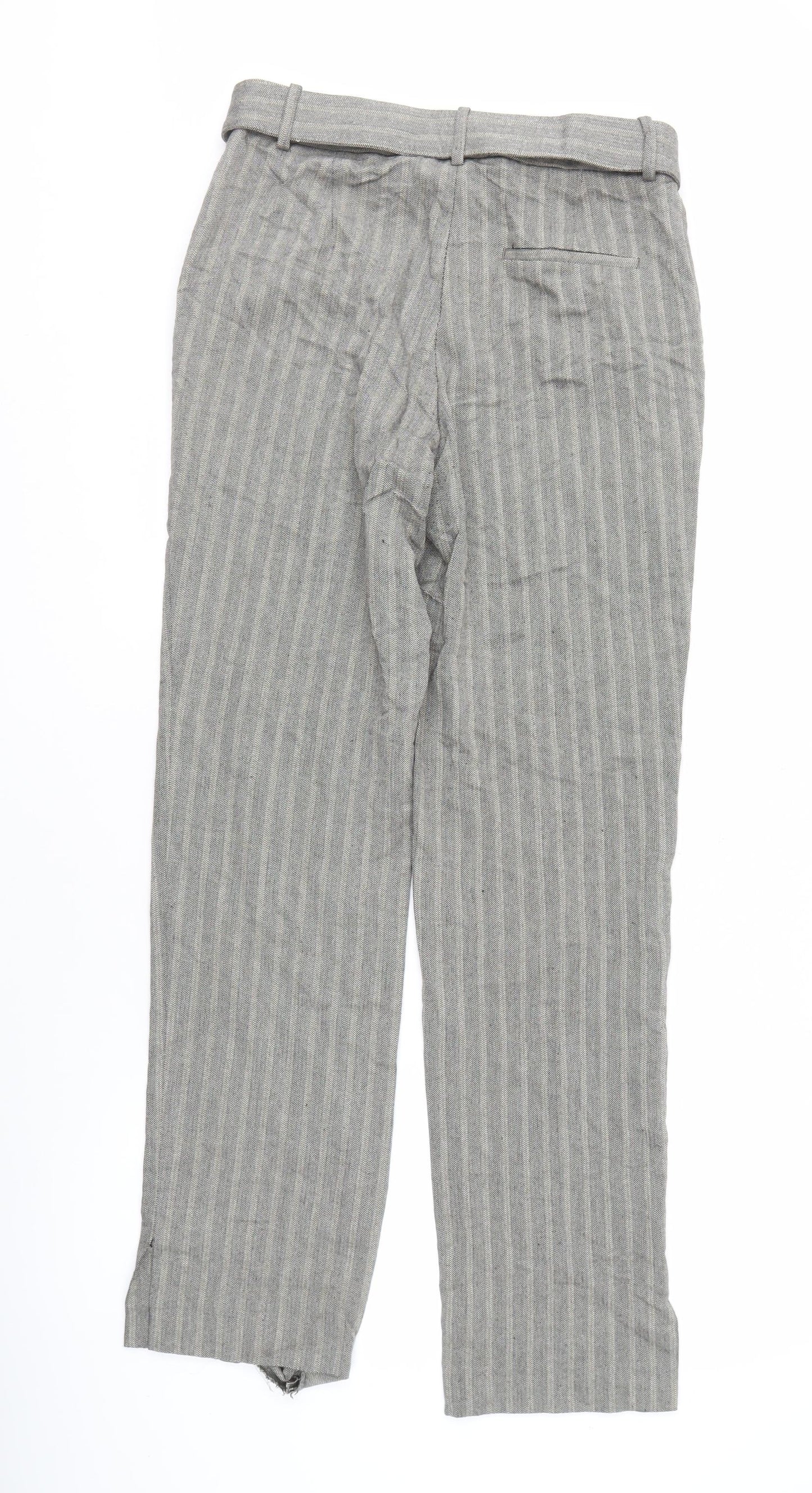 Womens UK Size S Zara   Grey Trousers