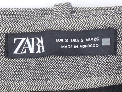 Womens UK Size S Zara   Grey Trousers