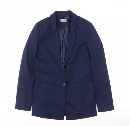 Oasis Women's Blue Blazer UK 8 Regular Fit