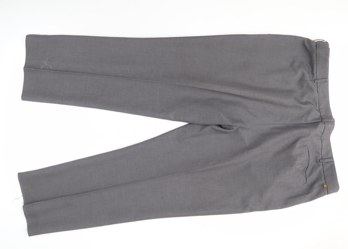 Farah Men's Grey Trousers Size 46 Classic Fit