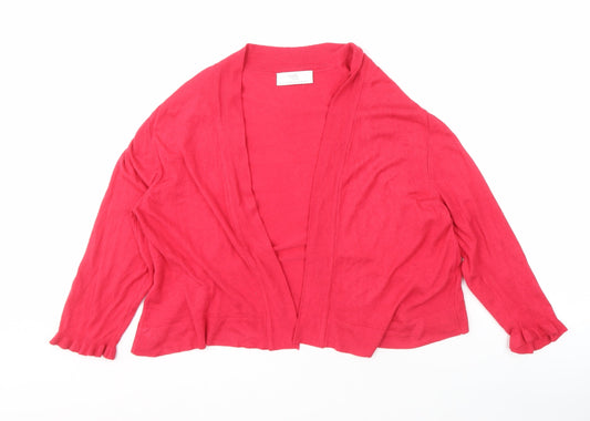 Womens UK Size L Wallis Pink Cardigan Jumper