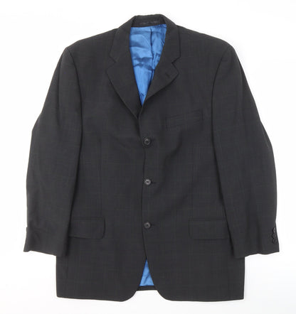 Mens UK Size 40 Daniel Hechter Regular Grey Suit Jacket