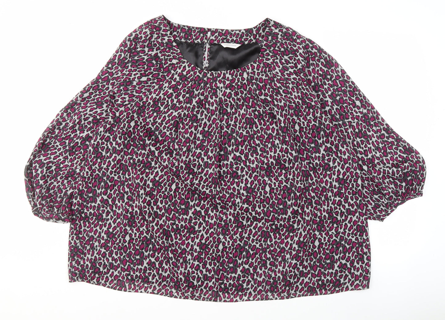 Womens UK Size 24 Windsmoor Multicoloured Basic Blouse