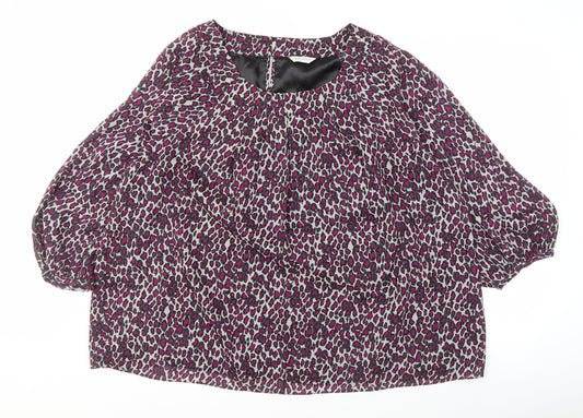 Womens UK Size 24 Windsmoor Multicoloured Basic Blouse
