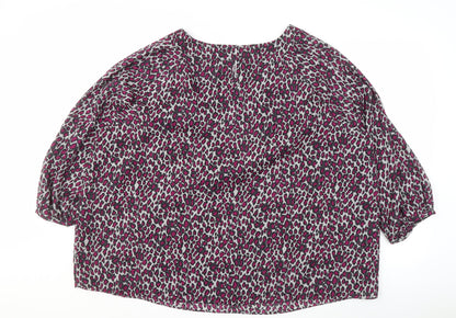 Womens UK Size 24 Windsmoor Multicoloured Basic Blouse