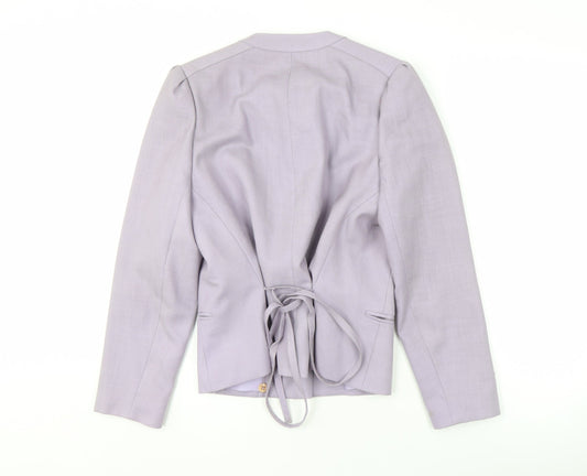 Windsmoor Women's Purple Belted Blazer Size 12