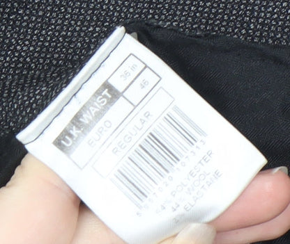 Jeff Banks Men's Grey Dress Pants - 36R Regular Fit