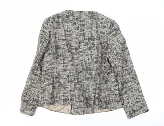 Viyella Women's Grey Flecked Blazer Size 14
