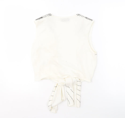 Womens UK Size 14 Principles White Vest Jumper