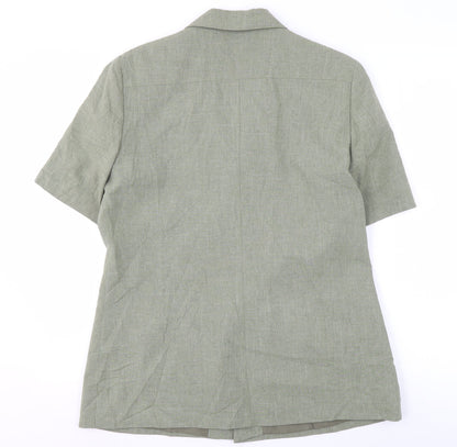 Womens UK Size 14 Honor Millburn Grey Basic Blouse