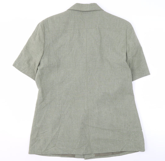Womens UK Size 14 Honor Millburn Grey Basic Blouse