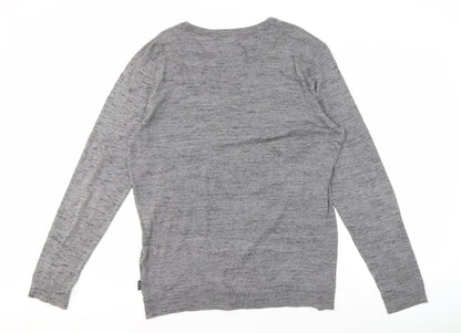 Jack & Jones Men's Grey 7XL Pullover Knit Jumper