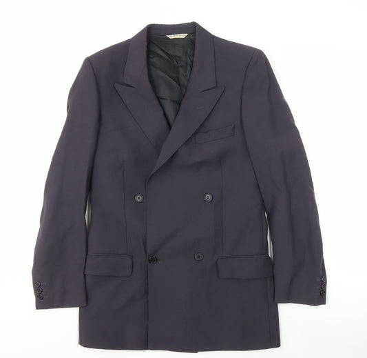 Austin Reed Men's Blue Double-Breasted Blazer