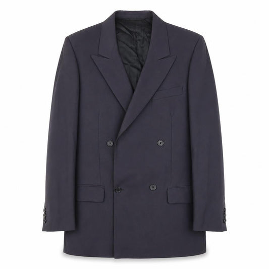 Austin Reed Men's Blue Double-Breasted Blazer