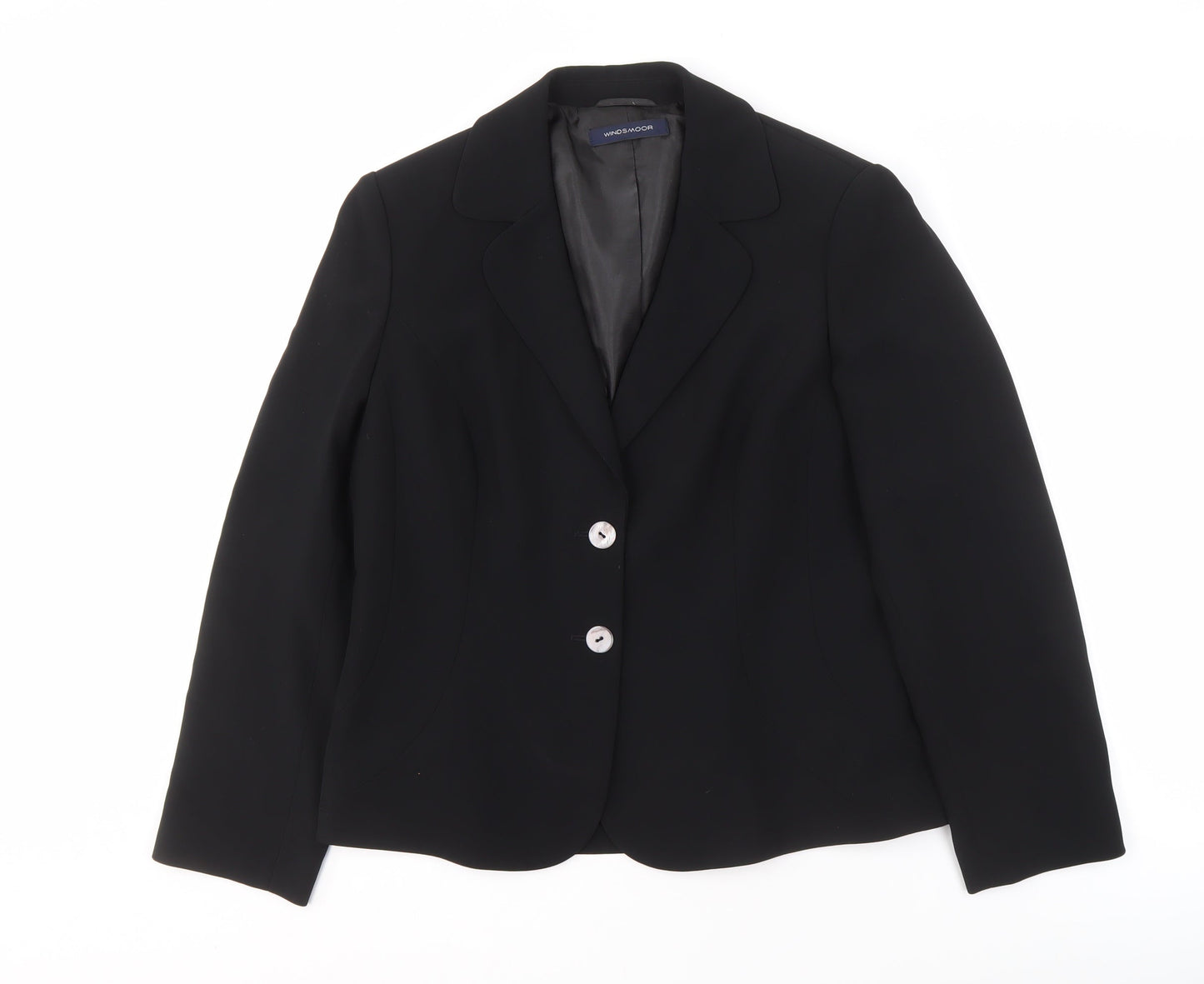 Windsmoor Women's Black Blazer Size 12 Formal