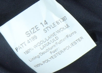 Windsmoor Women's Blue Wool Blazer Size 14