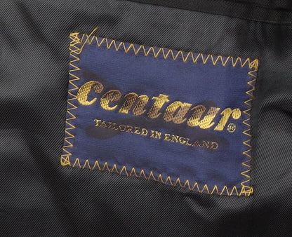 Mens UK Size 38 Centaur Regular Black Suit Jacket