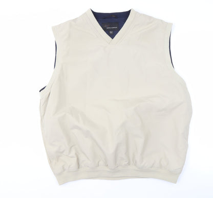 Mens UK Size L Greg Norman Beige Gilet