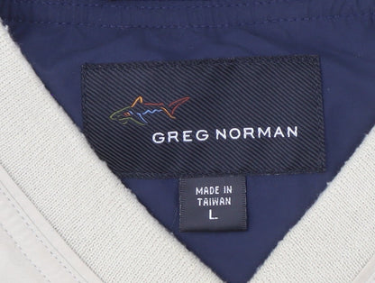 Mens UK Size L Greg Norman Beige Gilet