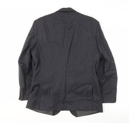 Centaur Men's Grey Short Wool Blazer, Size 40