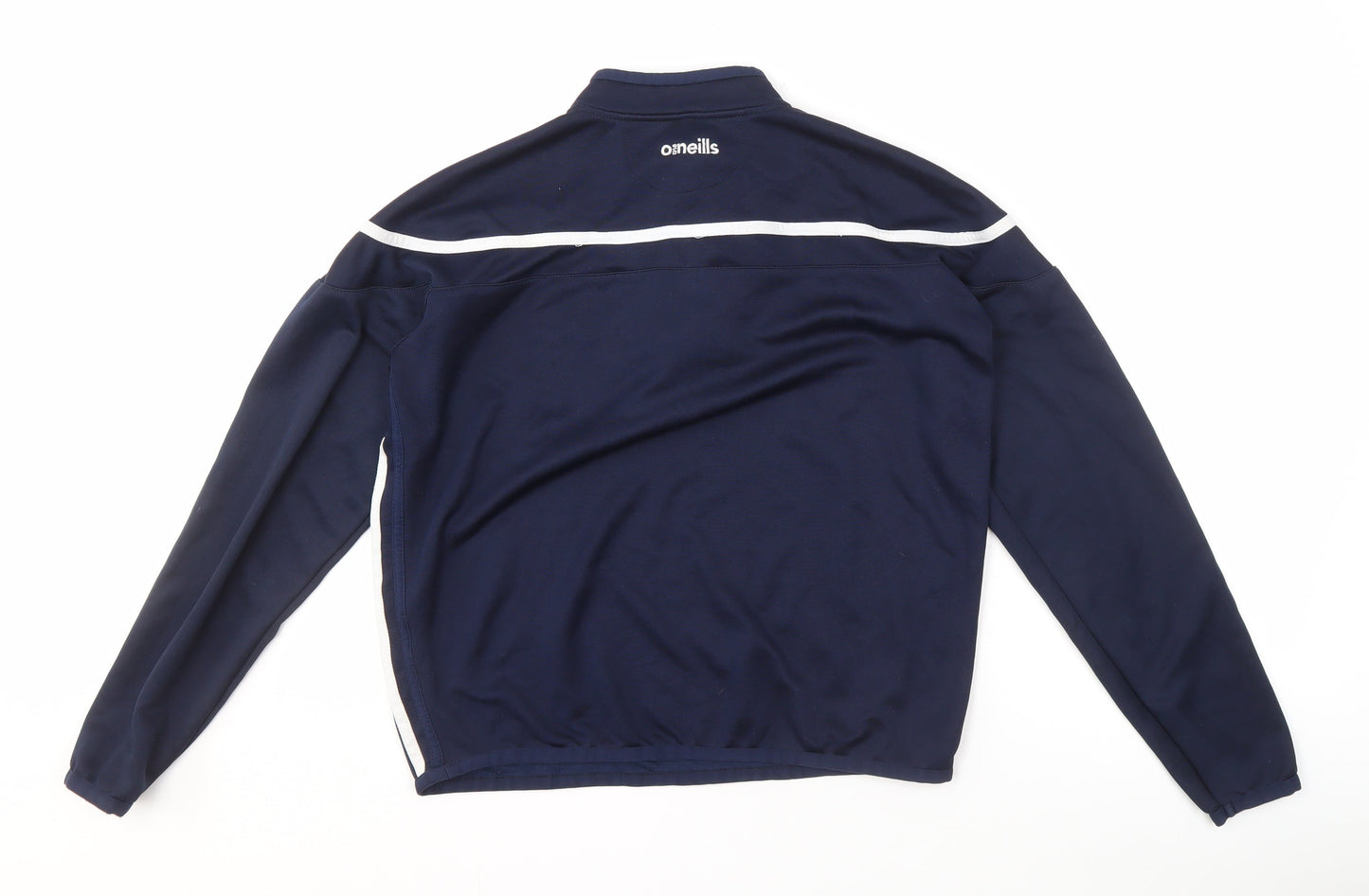 O'Neills Unisex Blue 1/4 Zip Rugby Sweatshirt Size 12