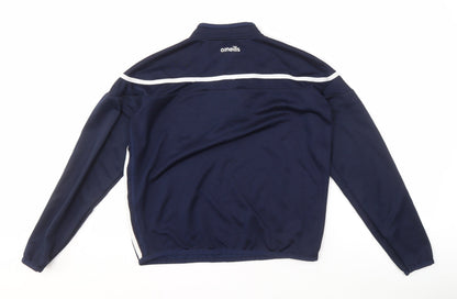 O'Neills Unisex Blue 1/4 Zip Rugby Sweatshirt Size 12