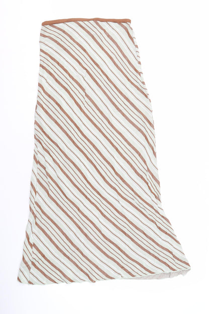 Womens UK Size 8 Zara A-Line Knit Skirt
