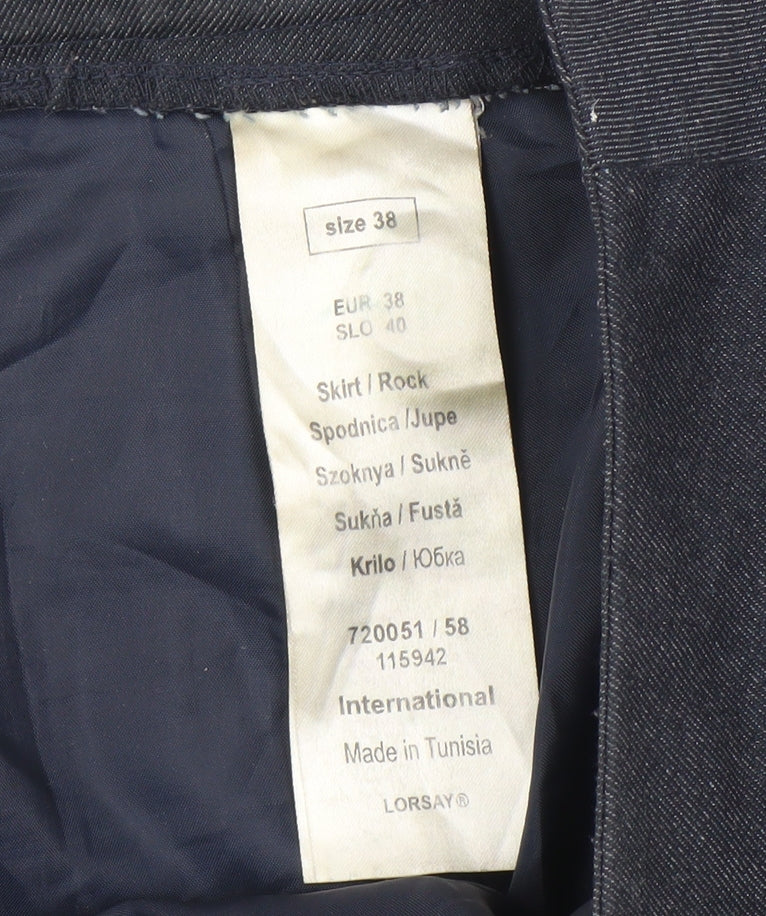 Lorsay Women's Black Pencil Skirt Size 10
