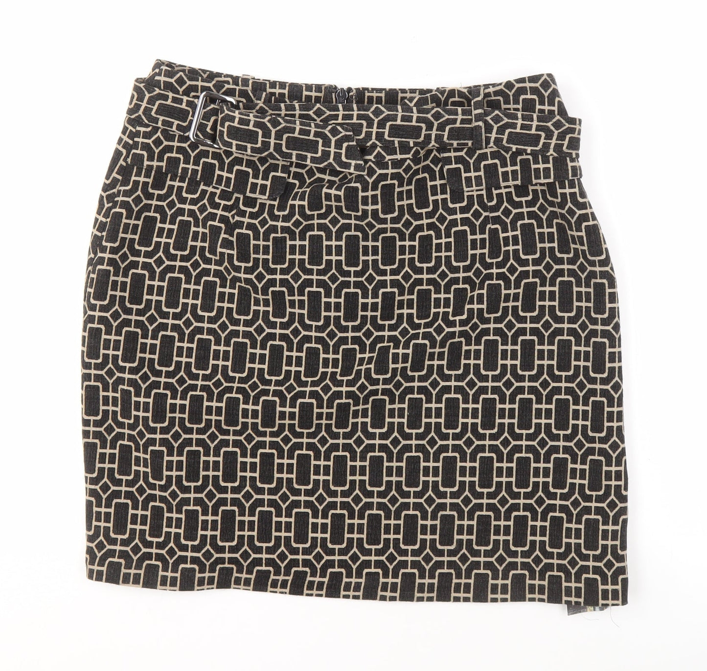 Phase Eight Women’s Black Geometric Skirt Size 14