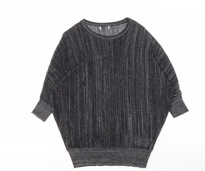 Womens UK Size S Jacqueline de Yong Black Pullover Jumper