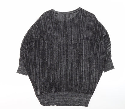 Womens UK Size S Jacqueline de Yong Black Pullover Jumper