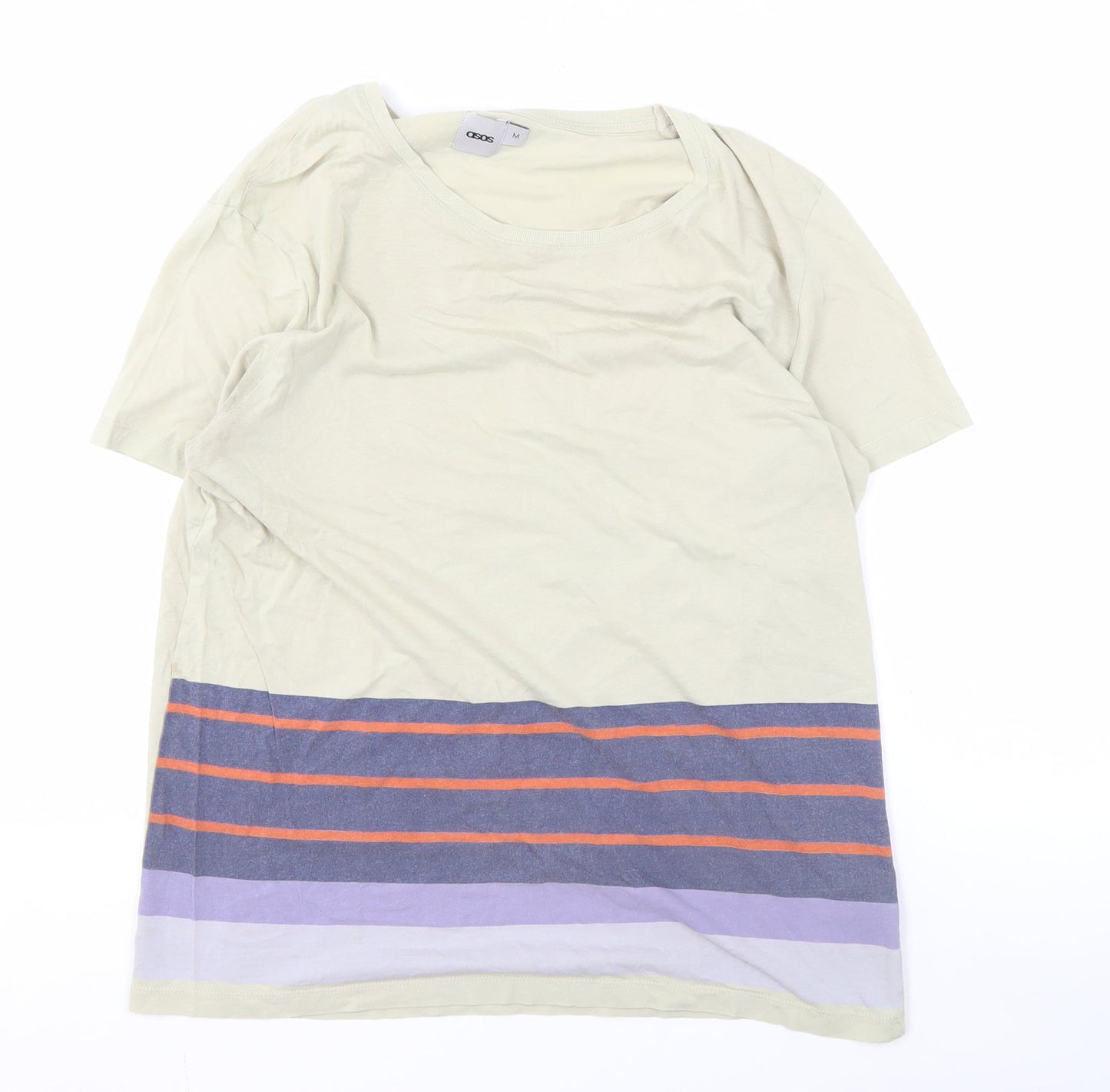 Mens UK Size M ASOS Beige  T-Shirt