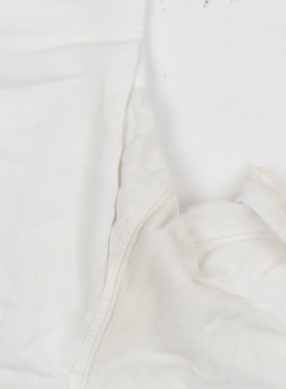 Float Apparel Unisex White M Graphic Print T-Shirt