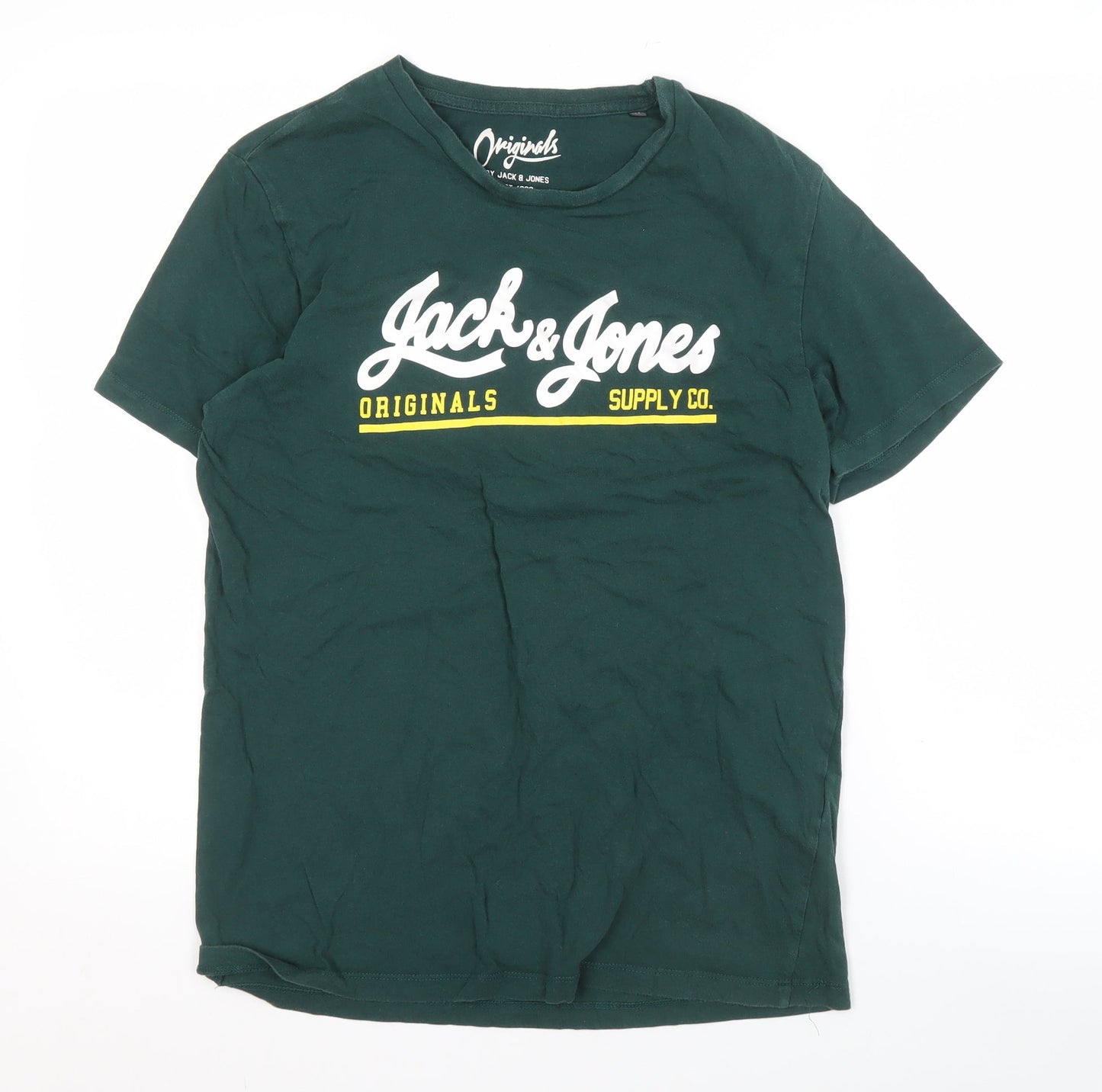 Mens UK Size M JACK & JONES Green  T-Shirt