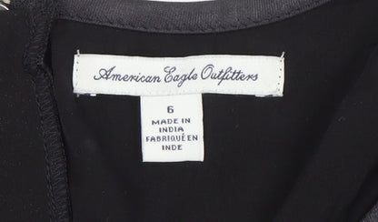 American Eagle Outfitters Black Sheath Dress Size 10