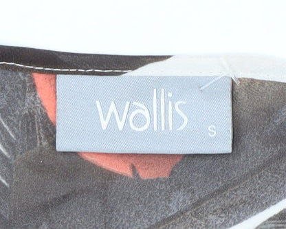 Womens UK Size S Wallis Multicoloured Basic Blouse