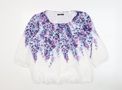 Womens UK Size 18 Bm collection Multicoloured Basic Blouse