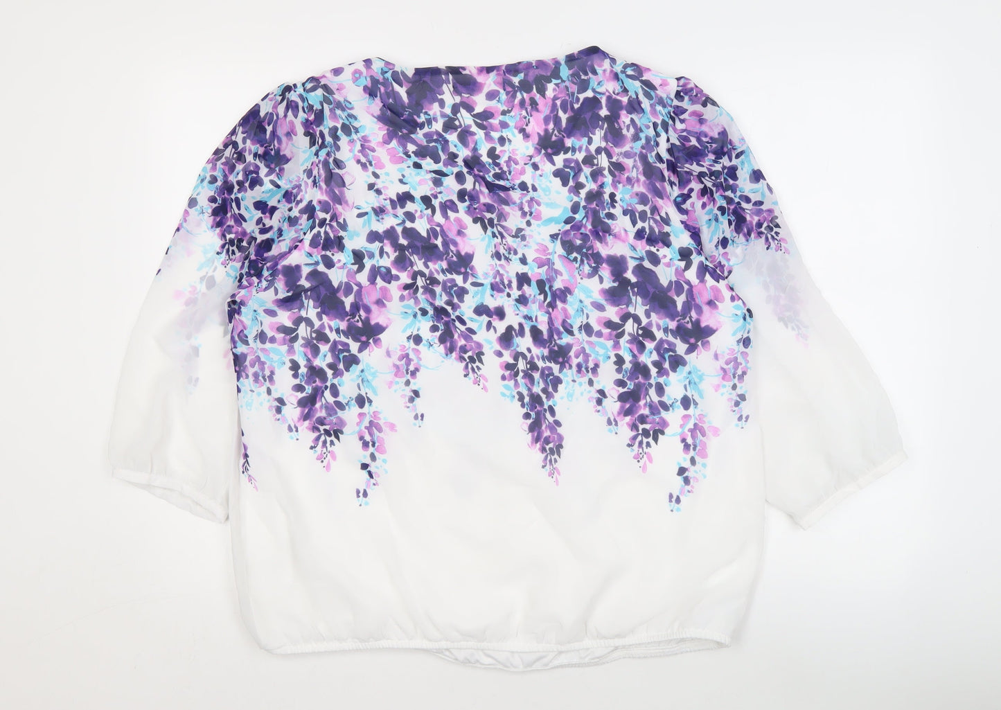 Womens UK Size 18 Bm collection Multicoloured Basic Blouse